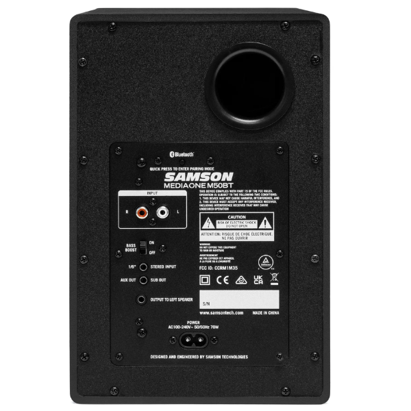 SAM50BT-4 Monitor Samson M50BT 5"