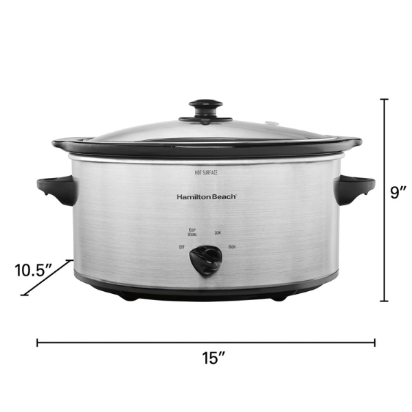 11294 (7) Olla de Cocción Lenta Hamilton Beach 5Qt, 33156RG