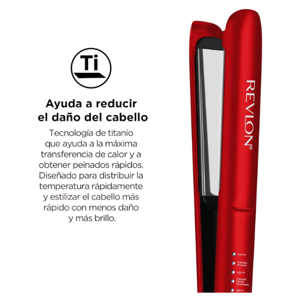 812413 (3) Alisador Revlon de Titanio 1"