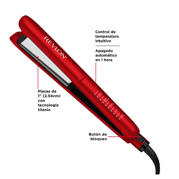 812413 (4) Alisador Revlon de Titanio 1"