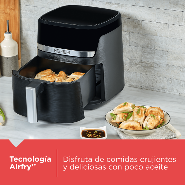 AFBD62-1BDLA (2) Freidora de aire Black+Decker PURIFRY de 5.5L, AFBD62-1BDLA