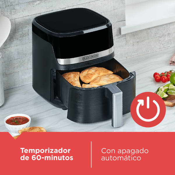 AFBD62-1BDLA (6) Freidora de aire Black+Decker PURIFRY de 5.5L, AFBD62-1BDLA