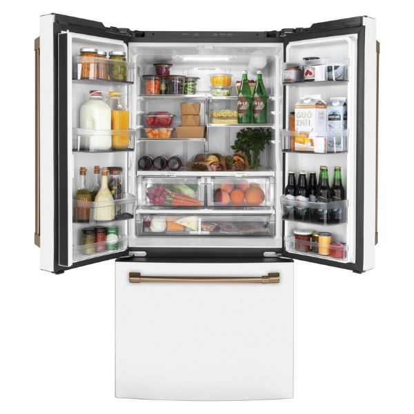 CWE19SP4NW2-MWH-BBR (3) Refrigerador Café Energy Star 18.6 pies CWE19SP4NW2