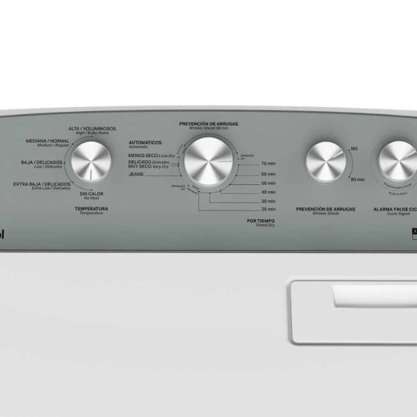 7MWGD22TLRW (12) Secadora a Gas Whirlpool Carga Superior 22kg, 7MWGD22TLRW