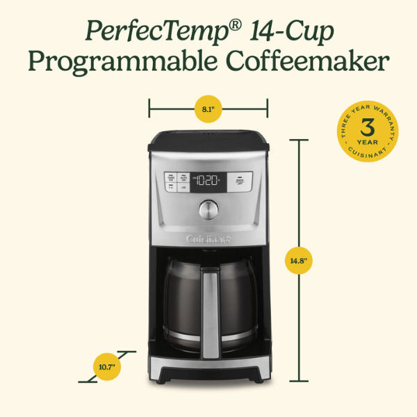 B0DD8WRTTW (7) Cafetera Cuisinart PerfecTemp 14 tazas