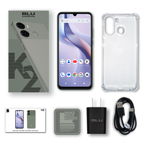 11482 (4) Celular Blu K2 4GB/64GB