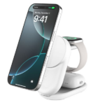 Cargador Belkin Magnético plegable 3 en 1 con Qi2 de 25 W