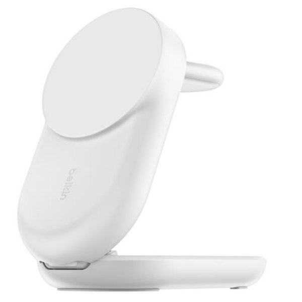 AC410BLK06 (6) Cargador Belkin Magnético plegable 3 en 1 con Qi2 de 25 W
