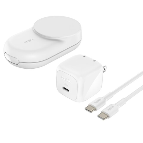 AC410BLK06 (8) Cargador Belkin Magnético plegable 3 en 1 con Qi2 de 25 W