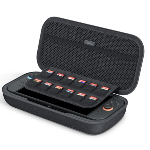 AF300BLK72 (7) Estuche de carga Belkin para Nintendo Switch 2