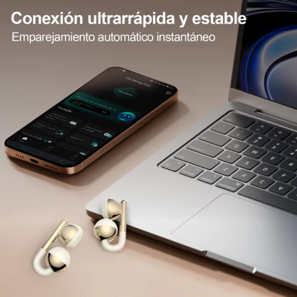 KIE-OR-GLD-5 Audífonos Kieslect Ora Earring Pods