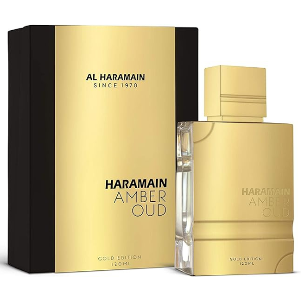 PERF-AH-AMBGOLD-120 Perfume Al Haramain Amber Oud Gold Edition 120 ml Unisex