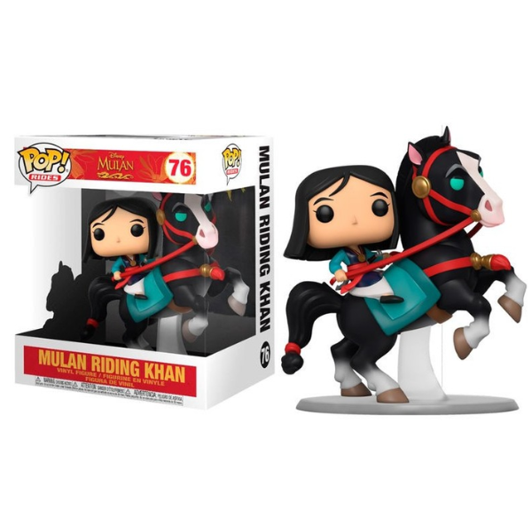 B07W45KR12-2 Funko Pop Mulan Riding Khan